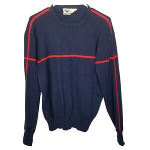 Vintage Obermeyer Mens Rusty Wool Grandpa Sweater Size XL Apres Ski Lodge Cabin